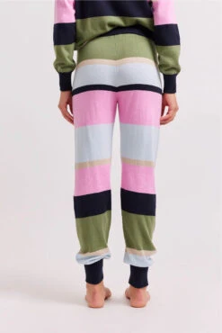 Parfait Cotton Cashmere Pant In Frost Blue -Deux Amies Shop alessandra pants parfait cotton cashmere pant in frost blue 41322424500518