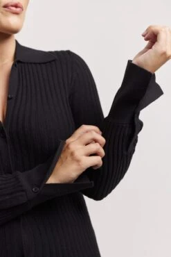 Celine Cotton Cashmere Top In Black 12 Celine Cotton Cashmere Top In Black -Deux Amies Shop alessandra shirts celine cotton cashmere top in black 41476391698726