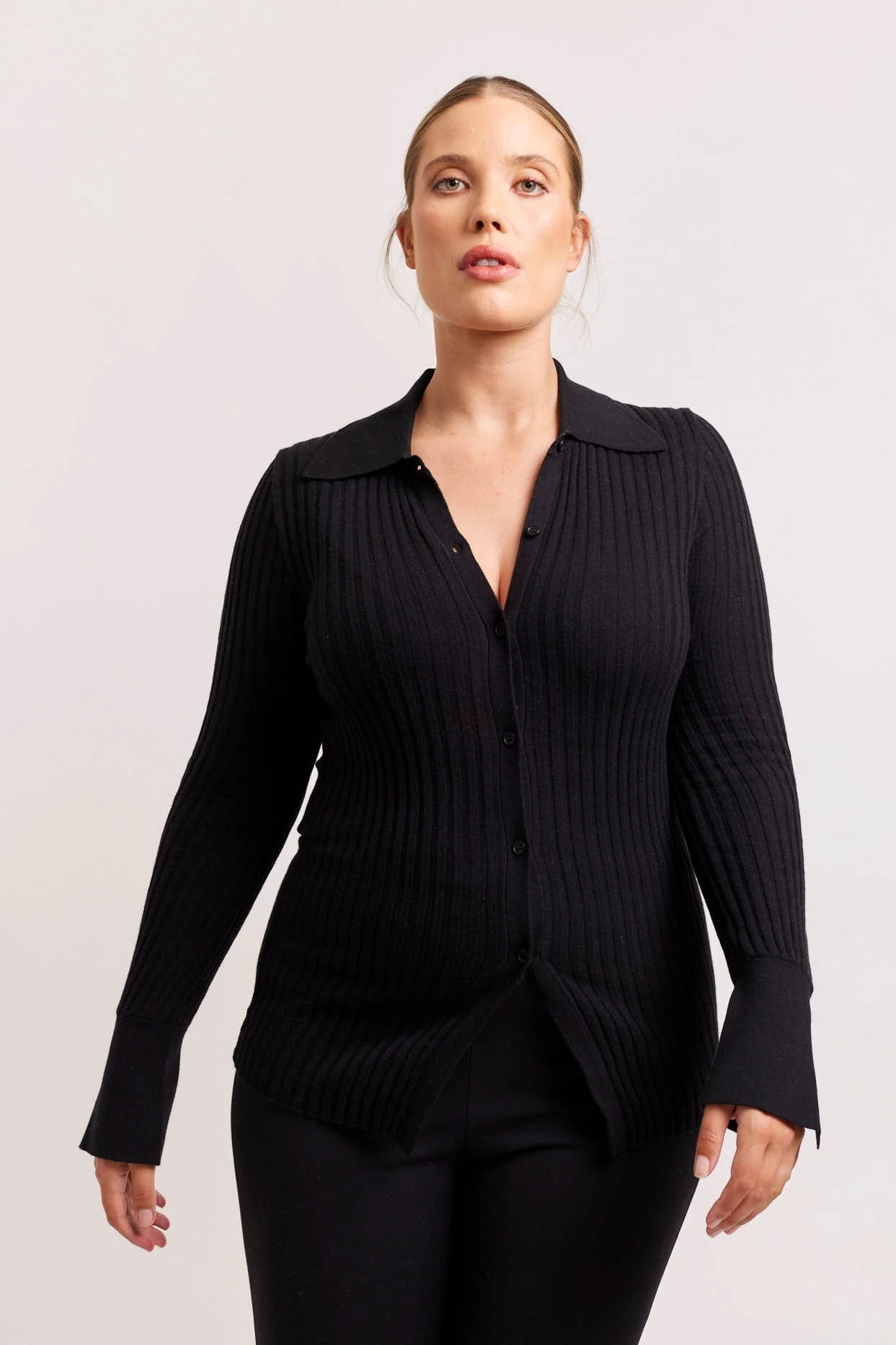 Celine Cotton Cashmere Top In Black 4 Celine Cotton Cashmere Top In Black - Image 4