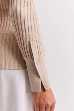 Celine Cotton Cashmere Top In Vellum -Deux Amies Shop alessandra shirts celine cotton cashmere top in vellum 41476384489766