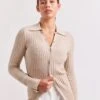 Celine Cotton Cashmere Top In Vellum