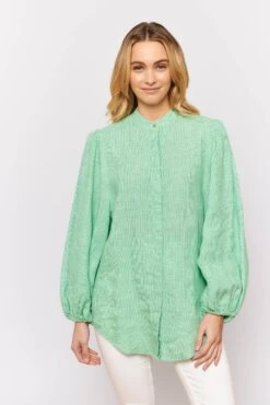 Deux Amies Shop -Deux Amies Shop alessandra shirts charade line shirt in ivy houndstooth 31274153181238