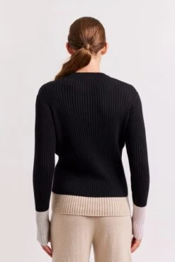 Eclair Cotton Cashmere Top In Black 11 Eclair Cotton Cashmere Top In Black -Deux Amies Shop alessandra shirts eclair cotton cashmere top in black 41476408443174