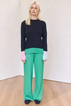 Eclair Cotton Cashmere Top In Pine 11 Eclair Cotton Cashmere Top In Pine -Deux Amies Shop alessandra shirts eclair cotton cashmere top in pine 41478152290598
