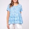 Toffee Top In Bluebell Ditsy