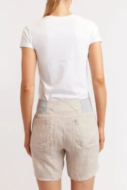 Midi Linen Shorts In String -Deux Amies Shop alessandra shorts midi linen shorts in string 39872910229798