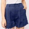 Mod Short In Coastal Linen