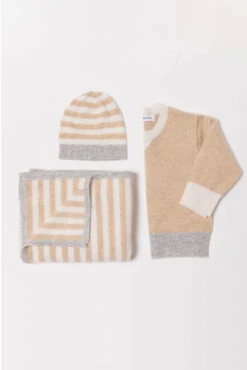 Baby Cashmere Sweater In Muesli -Deux Amies Shop alessandra sweater baby cashmere sweater in muesli 31076855742518