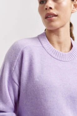 Blair Cashmere Sweater In Lavender 14 Blair Cashmere Sweater In Lavender -Deux Amies Shop alessandra sweater blair cashmere sweater in lavender 41227201216806
