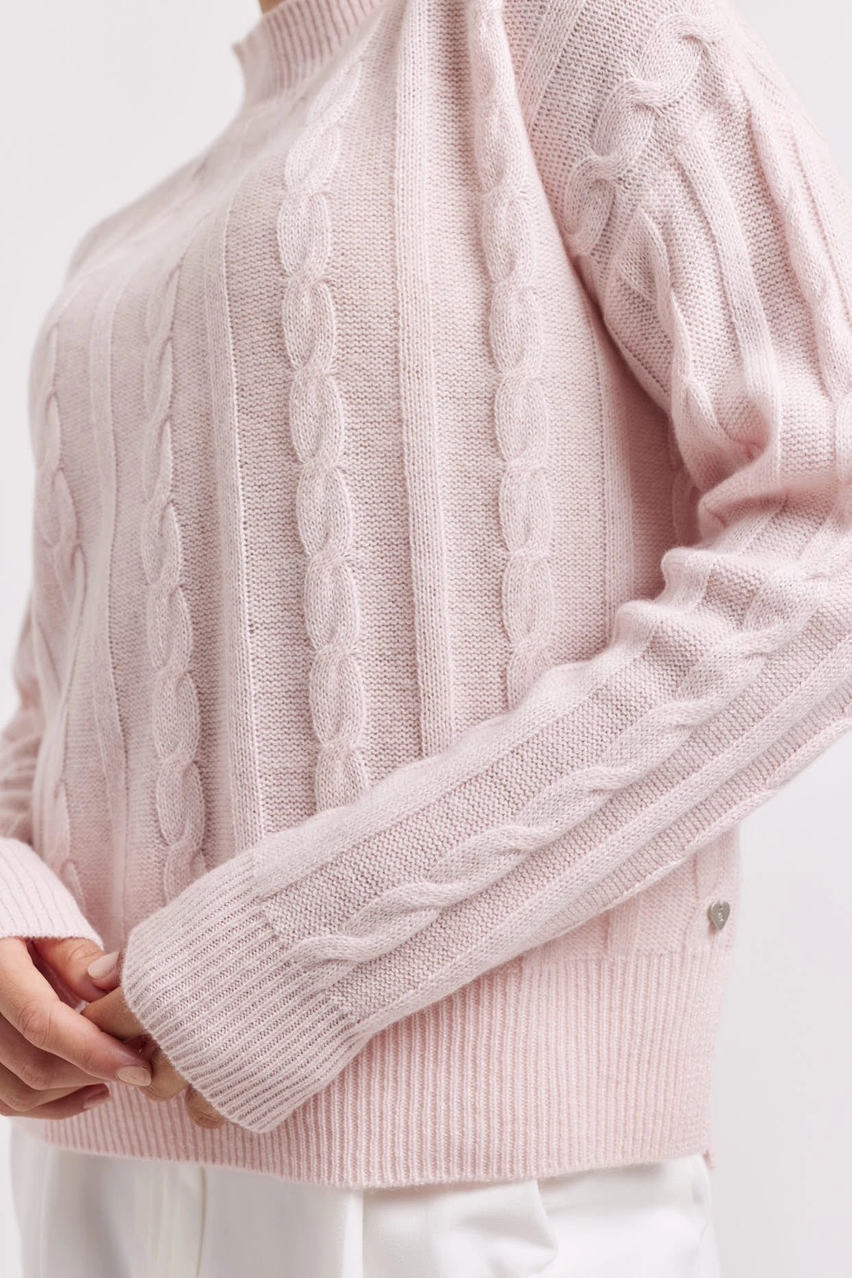 Colbie Cashmere Sweater In Ballet 3 Colbie Cashmere Sweater In Ballet - Image 3