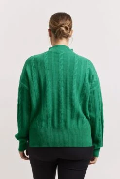 Colbie Cashmere Sweater In Jade -Deux Amies Shop alessandra sweater colbie cashmere sweater in jade 41227775934758