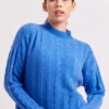 Colbie Cashmere Sweater In Lagoon