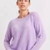 Fifi Crew Cashmere Sweater In Lavender