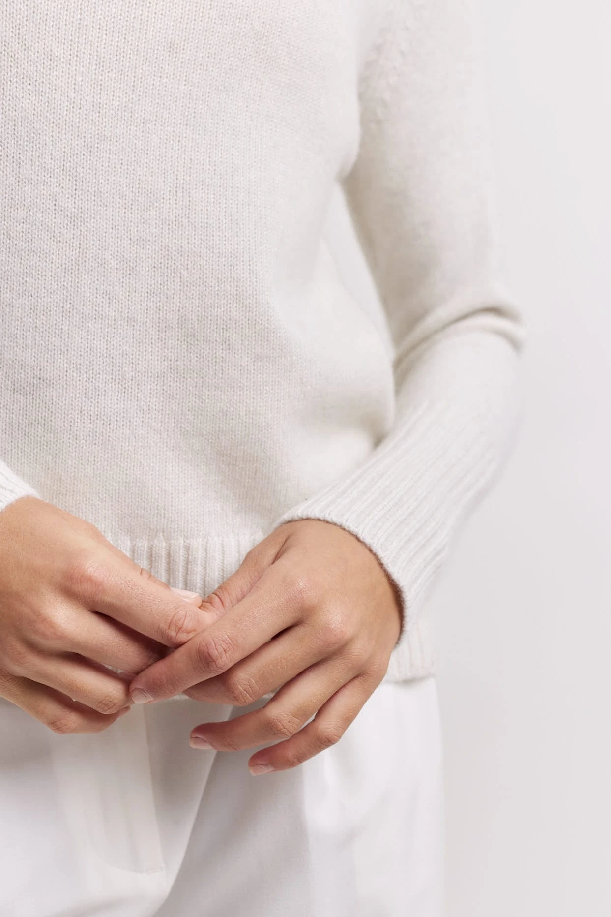 Fifi Polo Cashmere Sweater In Chiffon 4 Fifi Polo Cashmere Sweater In Chiffon - Image 4