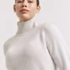 Fifi Polo Cashmere Sweater In Chiffon