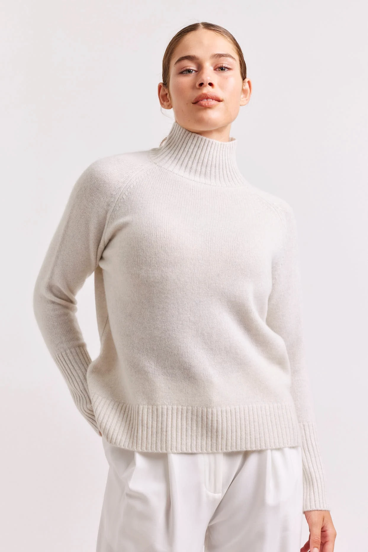 Fifi Polo Cashmere Sweater In Chiffon 2 Fifi Polo Cashmere Sweater In Chiffon - Image 2