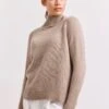 Fifi Polo Cashmere Sweater In Walnut