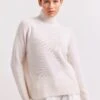 Fifi Polo Cashmere Sweater In White