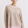 Julia Cashmere Sweater In Lightweight Beige